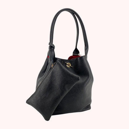 Reverso borsa in pelle double face