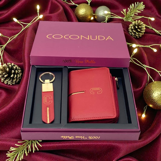 Confezione regalo portafoglio e portachiavi Coconuda