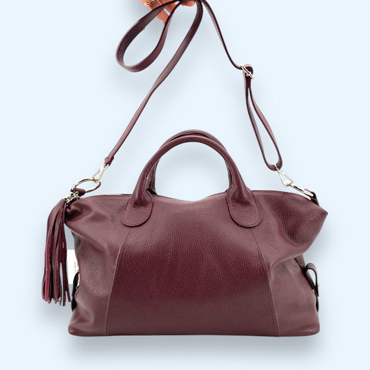 Linda Bauletto in pelle