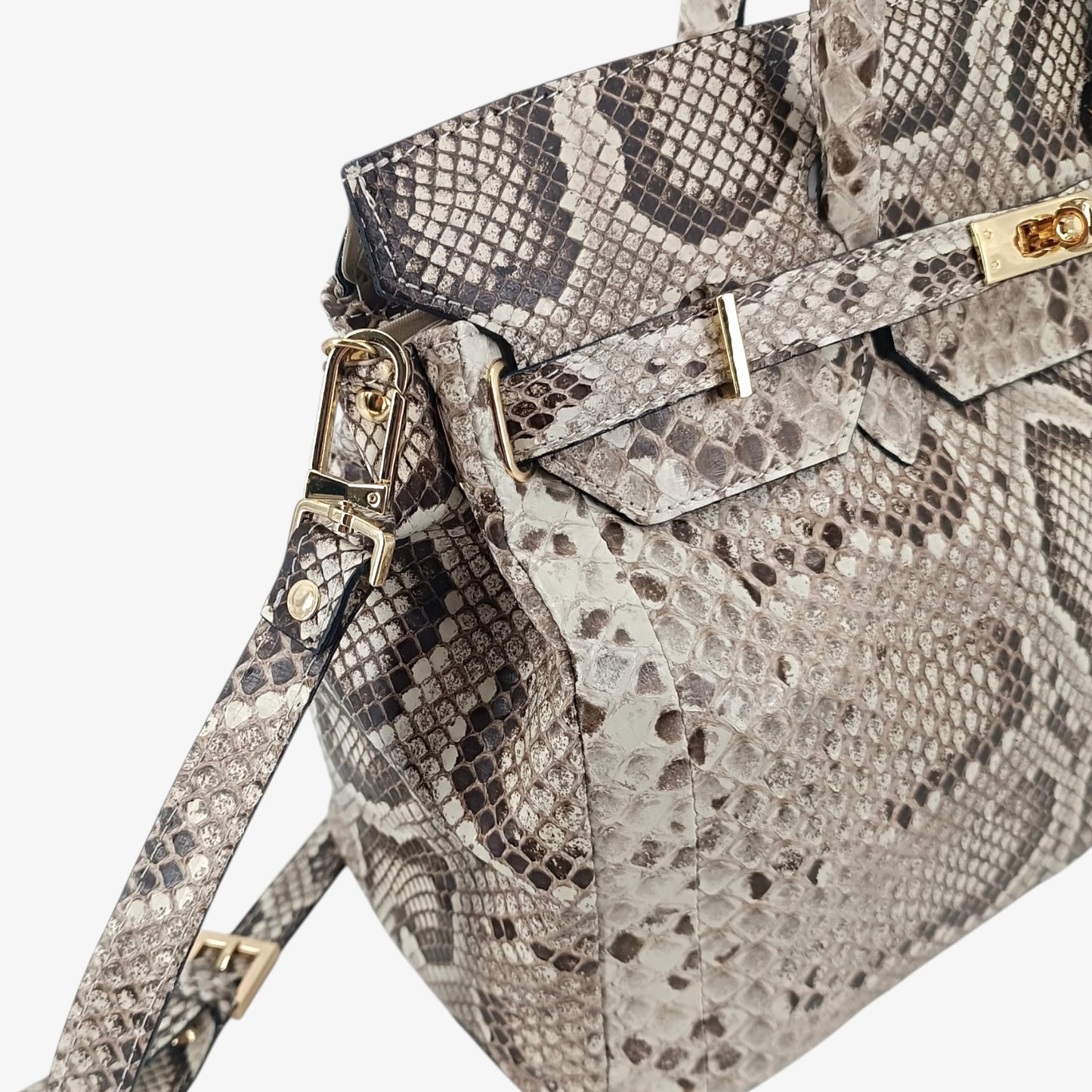 Romina borsa in vero pitone Made in Italy