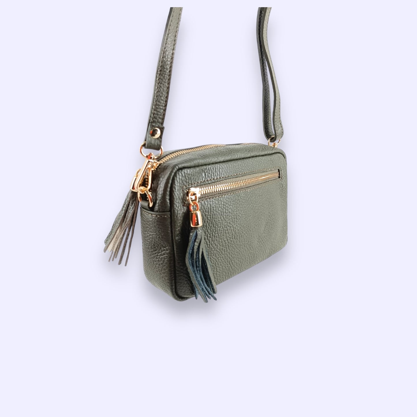 Perla borsa piccola in pelle